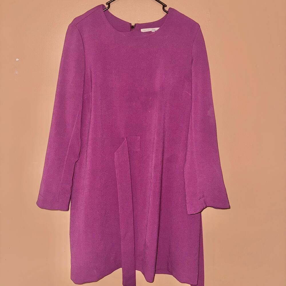 Rachel Roy Women's Plum Purple Dress - Size 10 - Excellent